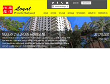 Tablet Screenshot of loyalproperty.com.au